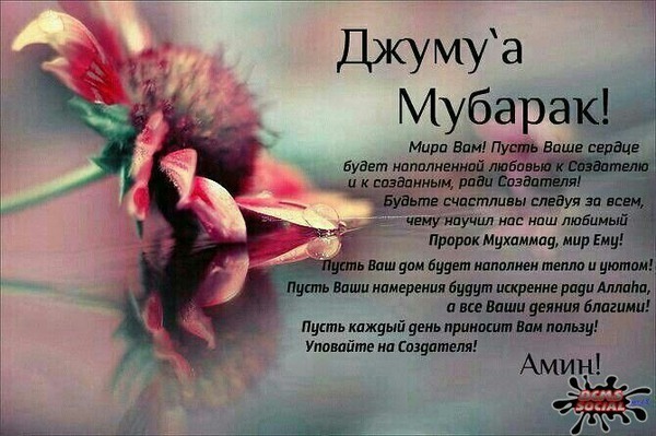 Исламские картинки с надписями про пятницу