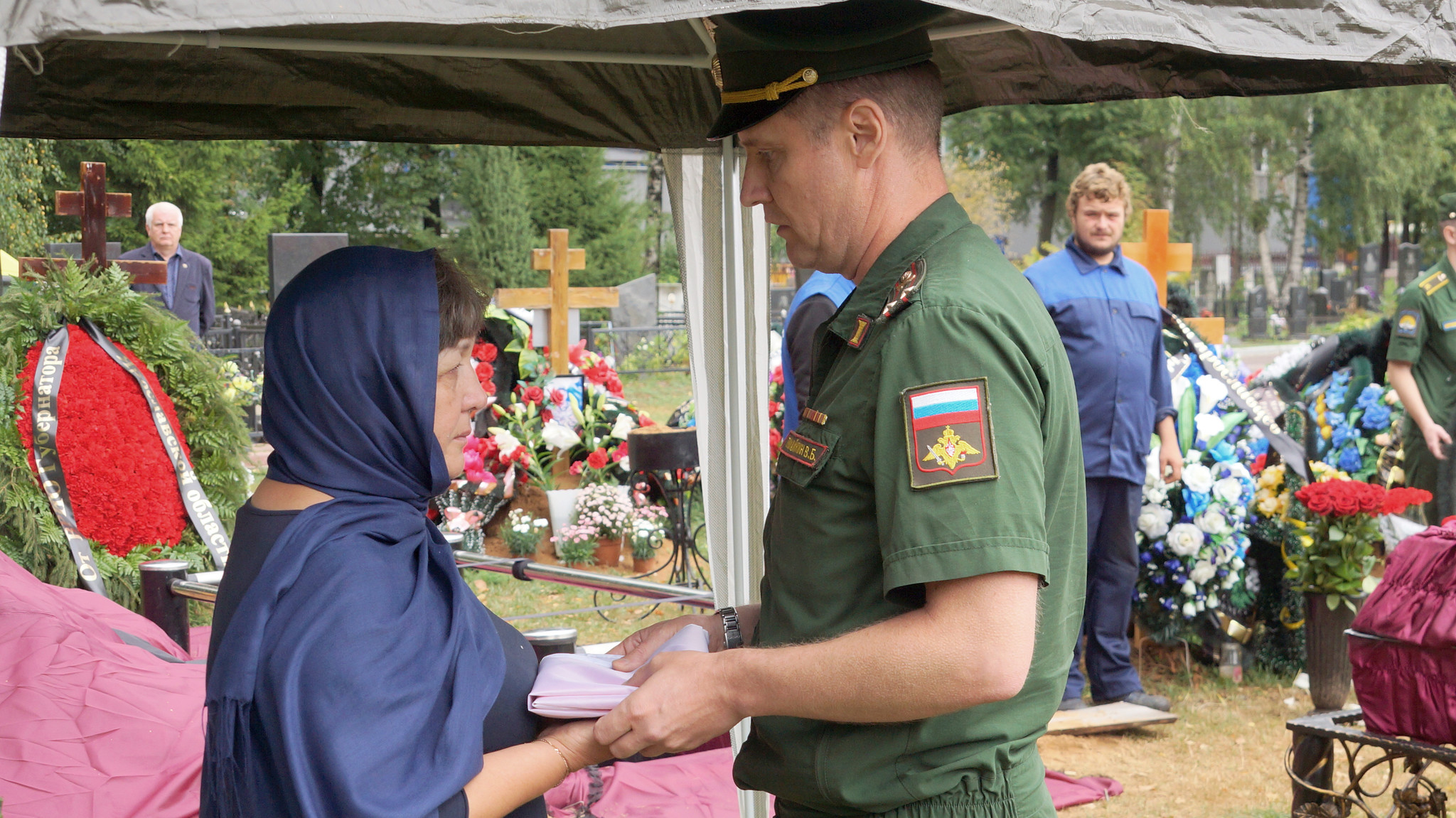 Кладбище украинских солдат